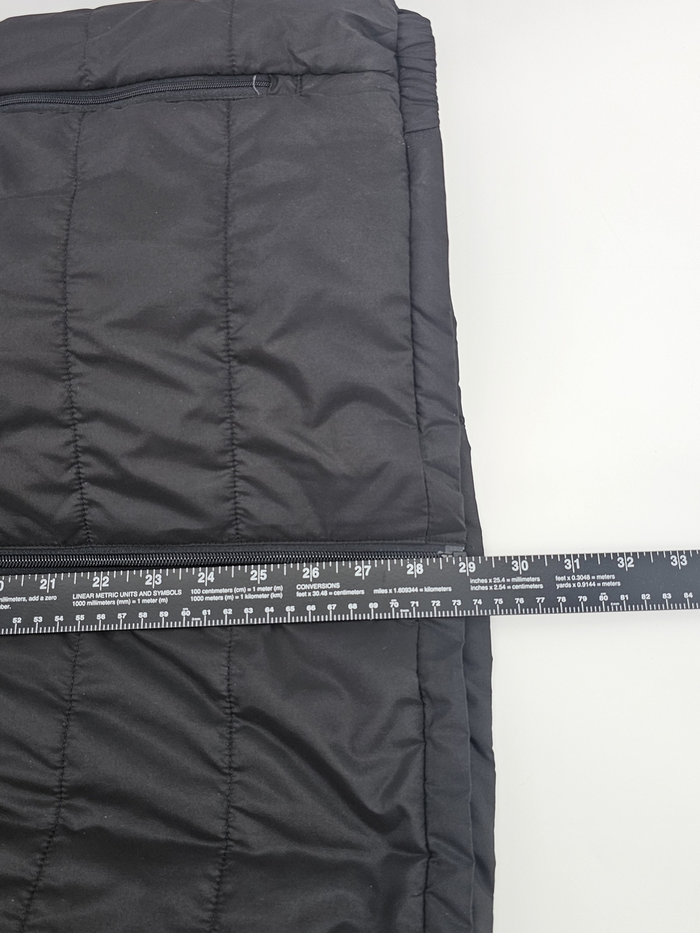 CHAPS Men's Black Puffer Jacket Size XXL Full Zip Lightweight Quilted Jacket - Picture 5 of 5